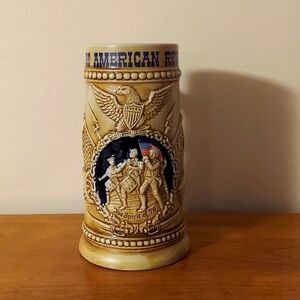 The Great American Revolution Beer Stein Mug 1776 to 1976| Americana Art China